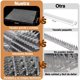 thumbnail image 2 of Juego de 12 Alfombrillas Disuasorias para Gatos Perros, Alfombrilla con Pincho Repelente Cortable, Tapete Transparente Entrenamiento Mascota con 50 Cintas Adhesiva para Sofá Jardín Ventana, 44*33.8cm, 2 of 7
