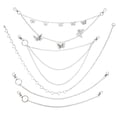 thumbnail image 1 of MasteelfCA 1 Set Pants Chain Heart Waist Chain Butterflies Trousers Chain Chic Jeans Chain, 1 of 7