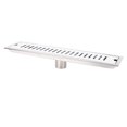 thumbnail image 4 of Desagüe de suelo para baño de acero inoxidable 304, lineal, rectangular, con rejilla extraíble, 40 cm, 4 of 14