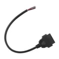 thumbnail image 3 of Adaptador de enchufe OBD, cable de diagnóstico de escáner de coche con enchufe hembra OBD2 OB de 16 pines, 0,3 m/1 pie, creado magistralmente, 3 of 10