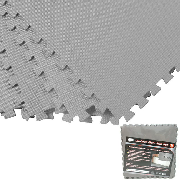 120 Sq Ft Eva Foam Floor Mat Set Interlocking Puzzle Large Tile