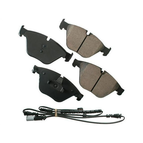 Front Brake Pad Set - Compatible with 2009 - 2016 BMW 535i xDrive 3.0L 6-Cylinder 2010 2011 2012 2013 2014 2015