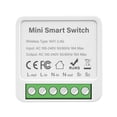thumbnail image 2 of Mini Interruptor Inteligente 16A Módulo de Relé WiFi Interruptor Inteligente Interruptor de Luz Inalámbrico Control de Voz para Automatización del Hogar Inteligente, 2 of 5