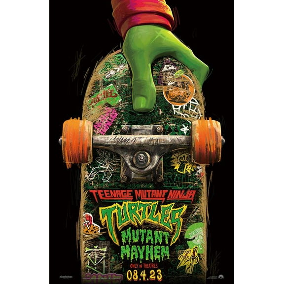 Teenage Mutant Ninja Turtles: Mutant Mayhem - 2023 Movie Poster 12x18Inch,30x46cm, Unframed