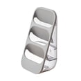 thumbnail image 3 of Soporte para utensilios Organizador de cubiertos Contenedor de almacenamiento de vajilla de cocina Gris, 3 of 9