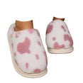 thumbnail image 3 of Leozcaa Warm House Slippers for Women Comfy Fleece Winter Slippers with Memory Foam for Indoor Outdoor, 3 of 8