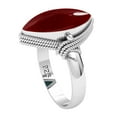 thumbnail image 2 of Garnet Quartz Ring 925 Sterling Silver Handmade Jewelry, 2 of 9