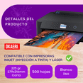 thumbnail image 3 of Papel Opalina CURSOR Gruesa 500 Hojas Blancas 225g Carta Paquete Blanco, 3 of 7