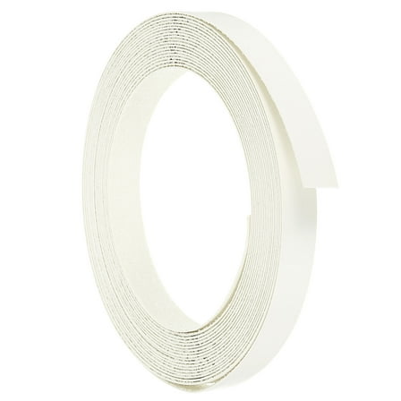 Uxcell Polyvinyl Chloride Edge Banding 3/4 inch x 33ft Self-Adhesive Edging Veneer Trim with Hot Melt Warm White