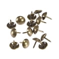 thumbnail image 2 of Uxcell Clavos de Tapicería de 11mm de Diámetro y 13mm de Altura, Tono Bronce, Paquete de 80, 2 of 5