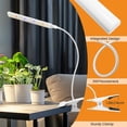 thumbnail image 3 of Kullinss Grow Lights for Indoor Plants with Clip, 10W 57 LEDs White Plant Lights for Indoor Growing with 6/12/16H Timer, 3 Color Modes, Full Spectrum Sunlike Plant Growing Lamp for Bonsai, Herbs, 3 of 5