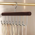 thumbnail image 2 of YOTQUSKI 8 Hooks, Belt Hanger, Tie Rack Hanger, Durable Space-Saving Iron Rack, Used in Balcony, Bathroom, Bedroom, 2 of 6