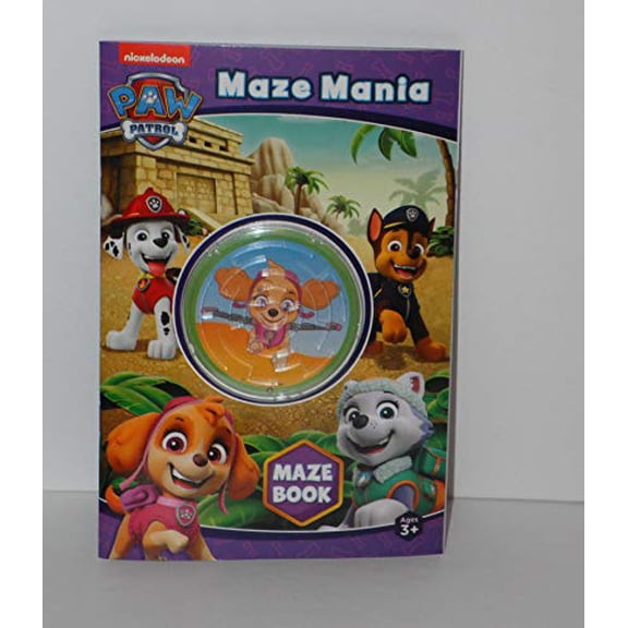 Pre-Owned Paw Patrol Maze Mania - Maze Book, 9782897809195, 2897809191, Paperback,