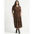 thumbnail image 5 of Jessica Simpson Women's Plus Phoebe Maxi Dress, Sizes 0X-4X, 5 of 6
