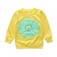 thumbnail image 3 of GYRATEDREAM Toddler Baby Girl Clothes Long Sleeve Sunflower Pullover Top Sweatshirt Pants Fall Winter Outfits 1-4 Years, 3 of 5