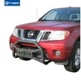 thumbnail image 4 of Tyger Auto TG-GD6N60158 Front Bumper Guard Compatible With 2005-2021 Nissan Frontier | Textured Black | Light Mount | Bull Bar, 4 of 9