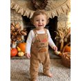 thumbnail image 6 of RUINIXCW Toddler Baby Thanksgiving Jumpsuit Sleeveless Overalls, 6 of 8
