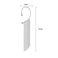 thumbnail image 4 of Ear Cuff Chandelier Earrings, Statement Earrings, Long Tassel Dangle Drop Earrings Silver & Gold Tone, Fashion Classic Shinning Accessory capable, 4 of 8