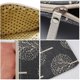 thumbnail image 4 of 2 Pcs Canvas Cosmetic Bag, Multi-Function Travel Makeup Bag Small Zipper Pouch Cute Makeup Pouch Travel Toiletry Bag for Women and Girls Travel Size T, 4 of 4