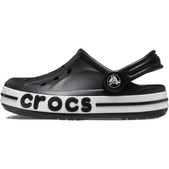 Crocs Kids' Bayaband Clog, Black, 4 US Unisex Toddler