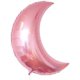 thumbnail image 1 of Adorno colgante decorativo Ximxi globos de fiesta en forma de luna rosa 5 pz, 1 of 2