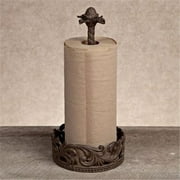 GG Collection  Paper Towel Holder in Acanthus Leaf Cast Metal