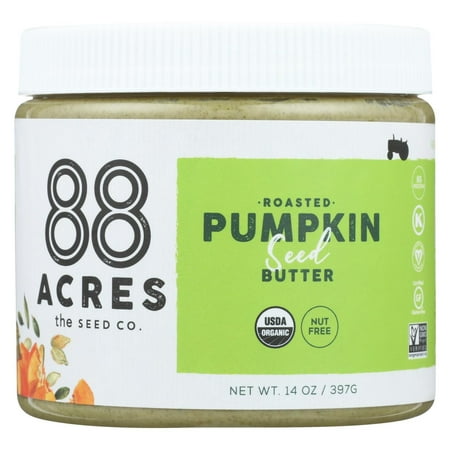 Pumpkin Seed Butter - 88 Acres Seed Butter - Pumpkin - Case Of 6 - 14 Oz.