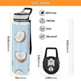 thumbnail image 3 of Coconut Slices 1000ml Tritan Sport Bottle Straw LeakProof Food-Grade Portable Wide Handle, 3 of 7