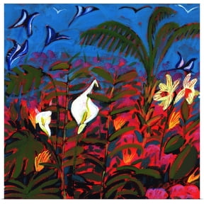 Great BIG Canvas | Rolled Paul Powis Poster Print entitled Exotic Garden, 2008