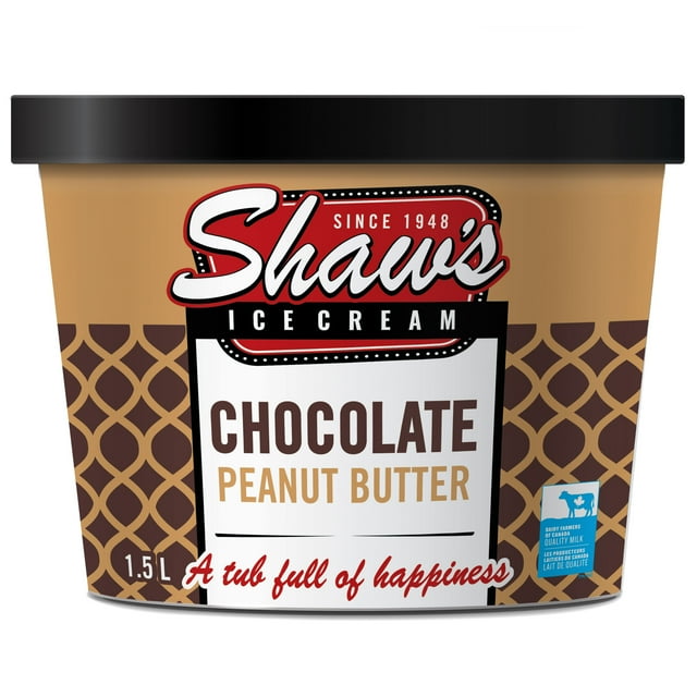 Shaw's Beurre d'Arachide et Chocolat 1.5L Be Ara Ch IC