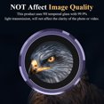 thumbnail image 2 of ShieldFlex for Samsung Galaxy S25 Camera Lens Protector, Ultra Thin Scratch Resistant 9H Tempered Glass with Aluminum Metal Circle Camera Screen Protector Cover Accessories,Purple, 2 of 2