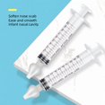thumbnail image 6 of Baby Nasal Aspirator, Suction Snot and Mucus, Baby Care Rhinitis Needle Syringe, Cleanable Reusable, Clear, 10ml, 6 of 7