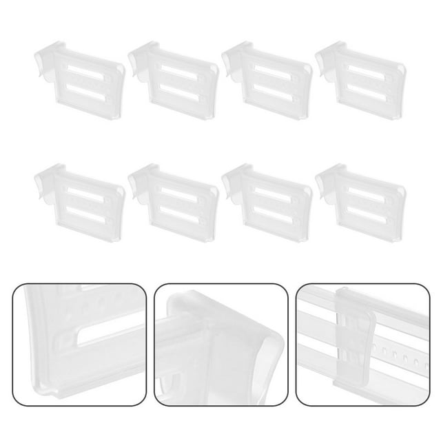 AURARMLET 8Ud Separadores Ajustables Para Cajón De Refrigerador Transparente Práctico