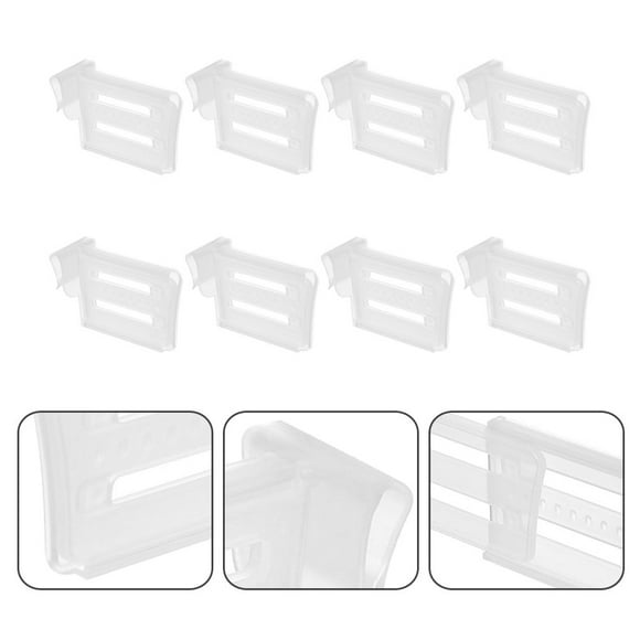 AURARMLET 8Ud Separadores Ajustables Para Cajón De Refrigerador Transparente Práctico