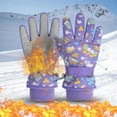 thumbnail image 2 of Yunuuuoa Ski Gloves Thermal Windproof Waterproof Snowboard Mittens with Grip for Winter Sports Cold Weather Youth Snow Gear, 2 of 4