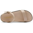 thumbnail image 5 of Women's Stylish Open Toe Flat Sandals with Arch Support for Effortless Comfort, 5 of 6