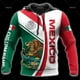 thumbnail image 3 of Sudadera con capucha con emblema nacional de Perú para hombre, ropa con estampado 3D de la bandera de España, México y Brasil, sudaderas casuales de moda Harajuku y2k, 3 of 5