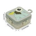 thumbnail image 3 of Cartoon Lunch Box With 3 Compartments 304 Stainless Steel Spill Proof Bentos Container with Cartoon Pattern, 3 of 8