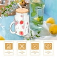 thumbnail image 5 of Water Cup with Straw Beverage Glass Household Drinking Glasses Sippy Mug Large Capacity Juice Student, 5 of 6