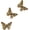 copper, variant on 3D Butterfly Wall Decor Set – Resin Wall Decorations for Living Room, Bedroom, Garden, Yard, Outdoor and Gallery Walls - Antique Copper - Set of 3