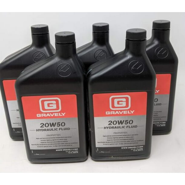 Gravely (5Pack) 20W50 Hydraulic Fluid Quart 00058100