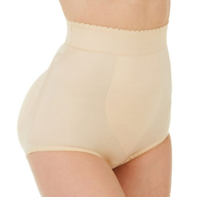 Women's Rago 915 High Waist Padded Shaping Panty (Beige L)