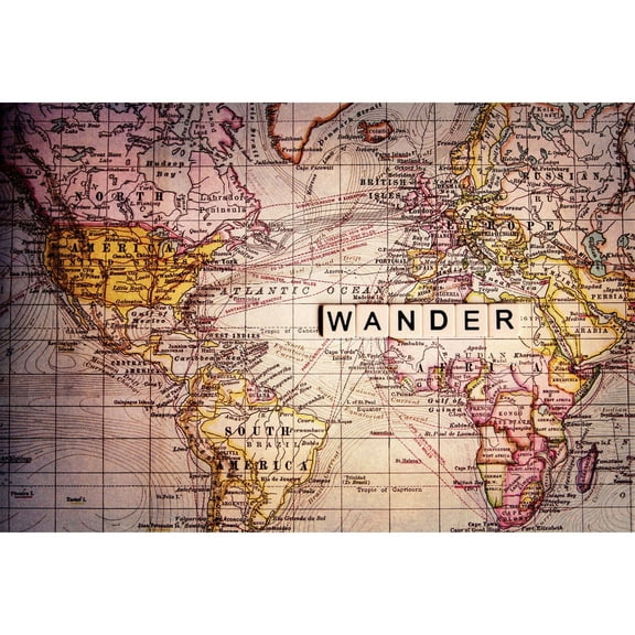 Wander Painting Print on Wrapped Canvas