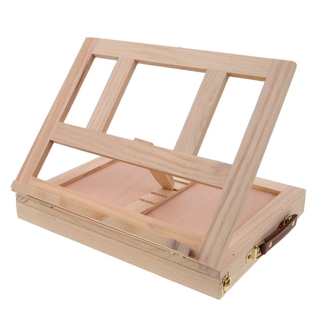 AURARMLET 1 Pack Chevalets de Table pour Dessin avec Rangement et Caractéristiques de Hauteur Réglables Kaki 13.4x10.2x2.0 Po