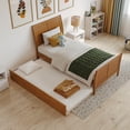 thumbnail image 5 of Portland Twin Wood Bed with Matching Footboard & Trundle in Light Toffee, 5 of 10