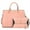 B-Pink, variant on Dasein Women Handbags Fashion Satchel Purses Top Handle Tote Work Bags Shoulder Bags with Matching Clutch