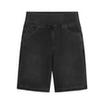 thumbnail image 6 of UDAUDU Womens Bermuda Jean Shorts High Waist Tummy Control Stretchy Pull On Knee Length Denim Shorts with Functional Pockets Black S, 6 of 7