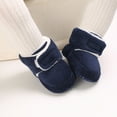 thumbnail image 3 of Aayomet Baby Shoes and Toddler Shoes Boys and Girls Cotton Boots Solid Color Simple Design Hook Loop for Warm (A, 4 ), 3 of 5