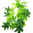 thumbnail image 1 of Planta acuática artificial colgante para acuario, pecera, decoración de hojas verdes, 50 cm, 1 of 7