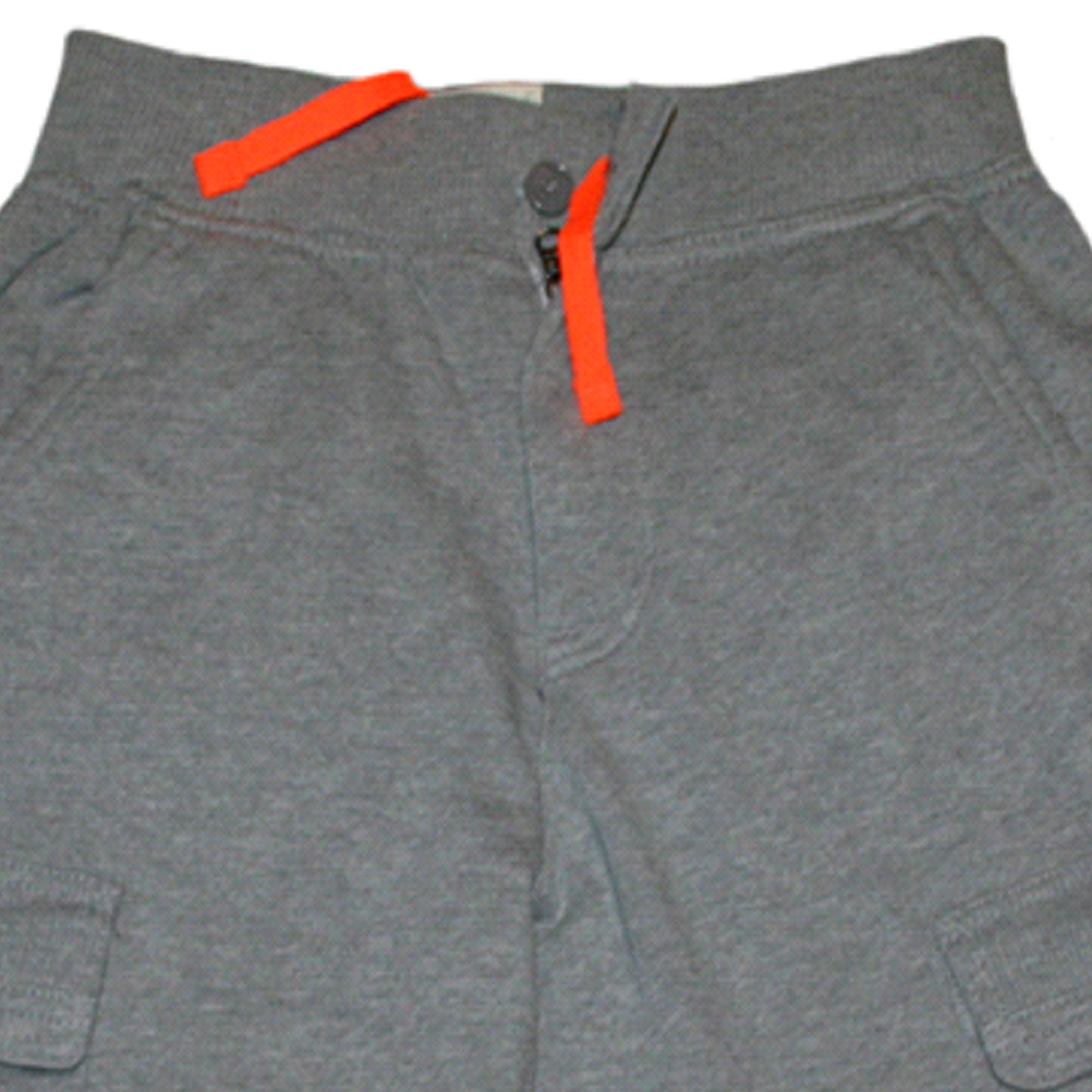 Urban Pipeline Big Boy's Gray Fleece Cargo Shorts (Small 6)